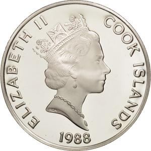 Cook Islands / Fifty Dollars 1988 Robert Peary - obverse photo