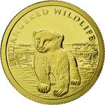 Ten Dollars Gold 2008 Polar Bear: Photo Coin, Cook Islands, Ten Dollars Gold 2008 Polar Bear / thumbnail