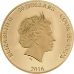 Gold Tenth-Ounce 2016 Pope Francis: Photo Coin, Cook Islands, Gold Tenth-Ounce 2016 Pope Francis / thumbnail