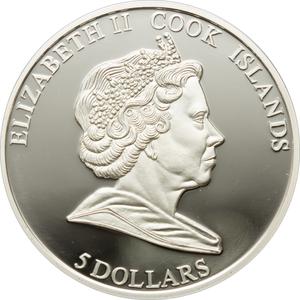 Cook Islands / Silver Ounce 2008 Dormition of Theotokos - obverse photo