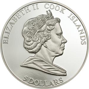 Cook Islands / Silver Ounce 2008 Baptism of Russia - obverse photo