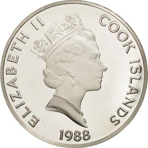 Cook Islands / Fifty Dollars 1988 Francisco Coronado - obverse photo