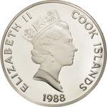 Cook Islands / Fifty Dollars 1988 Francisco Coronado - obverse photo