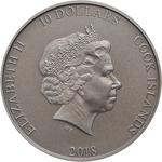 Silver Two Ounces 2018 Shield of Athena: Photo Coin, Cook Islands, Silver Two Ounces 2018 Shield of Athena / thumbnail