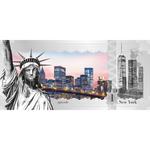 Silver Five Grams 2017 Skyline Dollar - New York: Photo Coin, Cook Islands, Silver Five Grams 2017 Skyline Dollar - New York / thumbnail