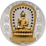Silver Three Ounces 2017 Shakyamuni Buddha: Photo Coin, Cook Islands, Silver Three Ounces 2017 Shakyamuni Buddha / thumbnail
