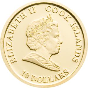 Cook Islands / Gold Gram 2009 Dendrological Park Sofiyivka - obverse photo