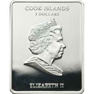 Cook Islands / Five Dollars Silver 2010 St Sergius of Radonezh - obverse photo