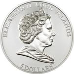 Five Dollars Silver 2009 Giant Anteater: Photo Coin, Cook Islands, Five Dollars Silver 2009 Giant Anteater / thumbnail