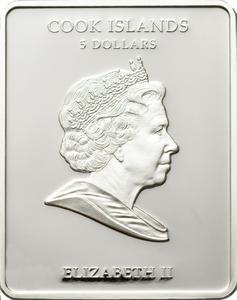 Cook Islands / Five Dollars Silver 2010 The Lace Maker - obverse photo