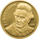 Ten Dollars Gold 2008 James Cook: Photo Coin, Cook Islands, Ten Dollars Gold 2008 James Cook / thumbnail