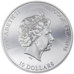 Cook Islands / Silver Two Ounces 2022 Raven Witch - reverse photo