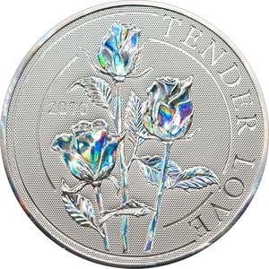 Cook Islands / Ten Dollars Silver 2010 Tender Love - reverse photo