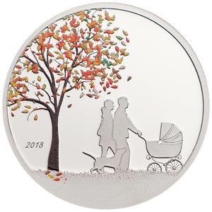 Cook Islands / Silver Tenth-Ounce 2018 Indian Summer Globe - reverse photo