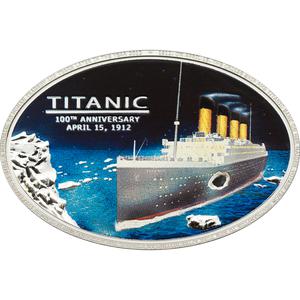 Cook Islands / Five Dollars Silver 2012 Titanic - reverse photo