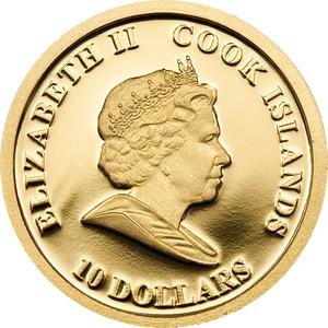 Cook Islands / Gold Gram 2010 Barack Obama - obverse photo