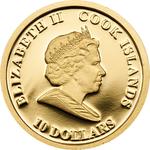 Gold Gram 2010 Barack Obama: Photo Coin, Cook Islands, Gold Gram 2010 Barack Obama / thumbnail