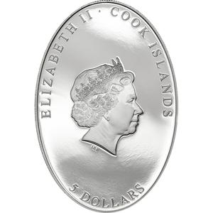 Cook Islands / Five Dollars Silver 2015 Ascension - obverse photo