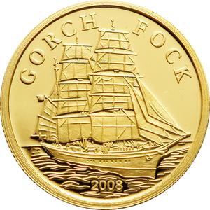 Cook Islands / Gold Gram 2008 Gorch Fock - reverse photo