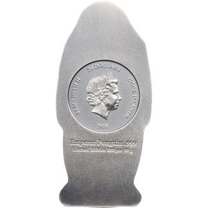Cook Islands / Twenty Dollars Silver 2018 Emperor Penguin - obverse photo