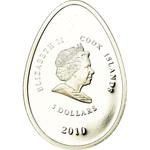 Five Dollars 2010 Green Egg: Photo Coin, Cook Islands, Five Dollars 2010 Green Egg / thumbnail