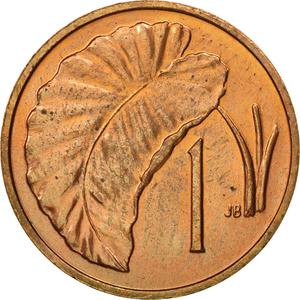 Cook Islands / One Cent 1983 - reverse photo