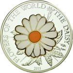 Five Dollar Silver 2011 Flowers: Photo Coin, Cook Islands, Five Dollar Silver 2011 Flowers / thumbnail