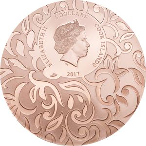 Cook Islands / Silver Ounce 2017 Scarab - Withering Blaze - obverse photo