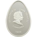 Five Dollars Silver 2010 Imperial Egg in Yellow: Photo Coin, Cook Islands, Five Dollars Silver 2010 Imperial Egg in Yellow / thumbnail