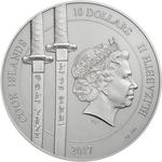 Silver Two Ounces 2017 Yi Soon Shin: Photo Coin, Cook Islands, Silver Two Ounces 2017 Yi Soon Shin / thumbnail