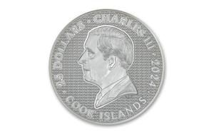 Cook Islands / Silver Five Ounces 2024 Iron Knight - obverse photo