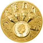 Gold Quarter Ounce 2023 Nature Kings - Lion: Photo Coin, Cook Islands, Gold Quarter Ounce 2023 Nature Kings - Lion / thumbnail