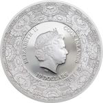 Fifty Grams Silver 2017 Royal Delft - Peacock: Photo Coin, Cook Islands, Fifty Grams Silver 2017 Royal Delft - Peacock / thumbnail