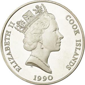 Cook Islands / Fifty Dollars 1990 Wildlife - obverse photo