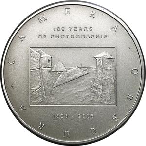 Cook Islands / Silver Ten Grams 2007 Camera Obscura Coin - reverse photo
