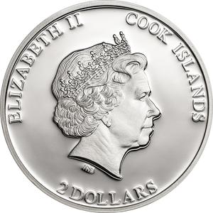 Cook Islands / Silver Half Ounce 2014 Badger - obverse photo