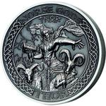 Silver Two Ounces 2015 Norse Gods - Thor: Photo Coin, Cook Islands, Silver Two Ounces 2015 Norse Gods - Thor / thumbnail