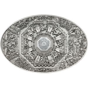 Cook Islands / Five Dollars Silver 2014 Florence Cathedral - reverse photo
