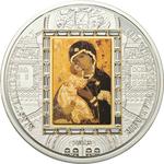Silver Three Ounces 2013 Virgin of Vladimir: Photo Coin, Cook Islands, Silver Three Ounce 2013 Virgin of Vladimir / thumbnail