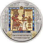 Silver Three Ounces 2015 Tutankhamun’s Throne: Photo Coin, Cook Islands, Silver Three Ounce 2015 Tutankhamun’s Throne / thumbnail
