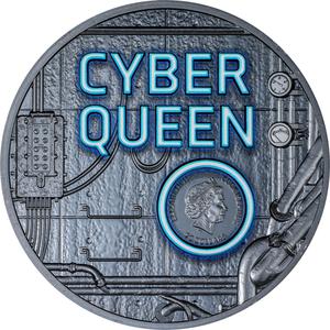 Cook Islands / Silver Three Ounces 2023 Cyber Queen - The Beginning - obverse photo