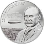 Silver Three Ounces 2017 Anniversary of Graf Zeppelin: Photo Coin, Cook Islands, Silver Three Ounces 2017 Anniversary of Graf Zeppelin / thumbnail
