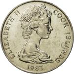 Twenty Cents 1983: Photo Coin, Cook Islands, Twenty Cents 1983 / thumbnail