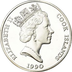 Cook Islands / Fifty Dollars 1990 Bear - obverse photo