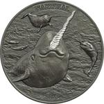 Silver Ounce 2015 Narwal: Photo Coin, Cook Islands, Silver Ounce 2015 Narwal / thumbnail