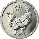 One Cent 2003 Rooster: Photo Coin, Cook Islands, One Cent 2003 Rooster / thumbnail