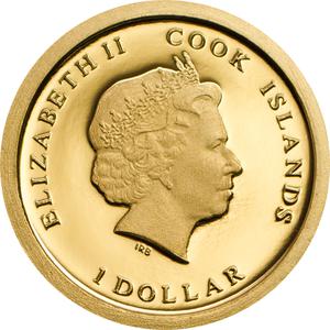 Cook Islands / Gold Half Gram 2013 SS Republic - obverse photo