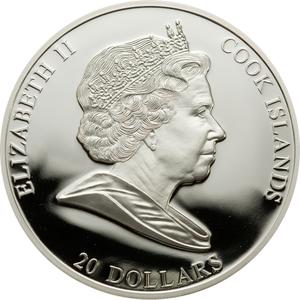 Cook Islands / Silver Three Ounces 2009 Mona Lisa - obverse photo