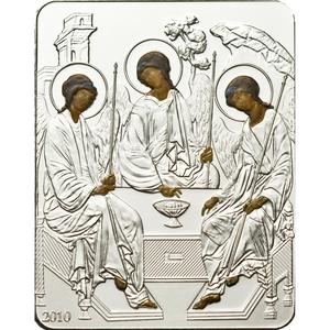 Cook Islands / Five Dollars Silver 2010 Holy Trinity - reverse photo