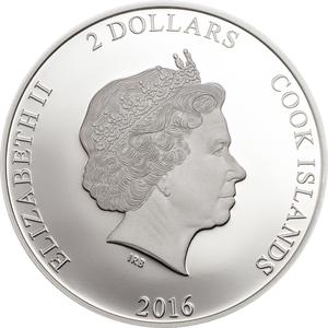 Cook Islands / Silver Half Ounce 2016 Rimatara Lorikeet - obverse photo